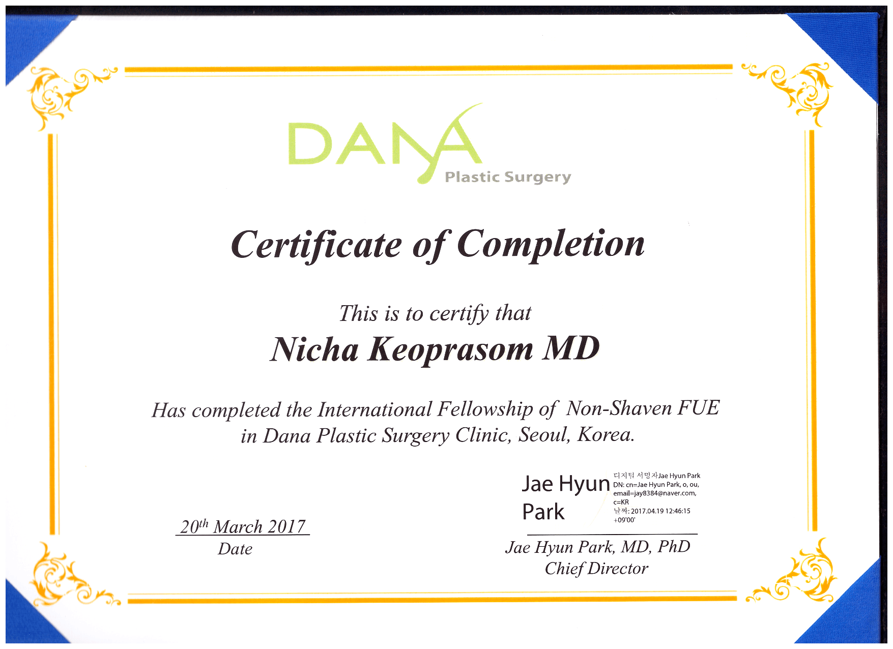 Doctor certificate 11