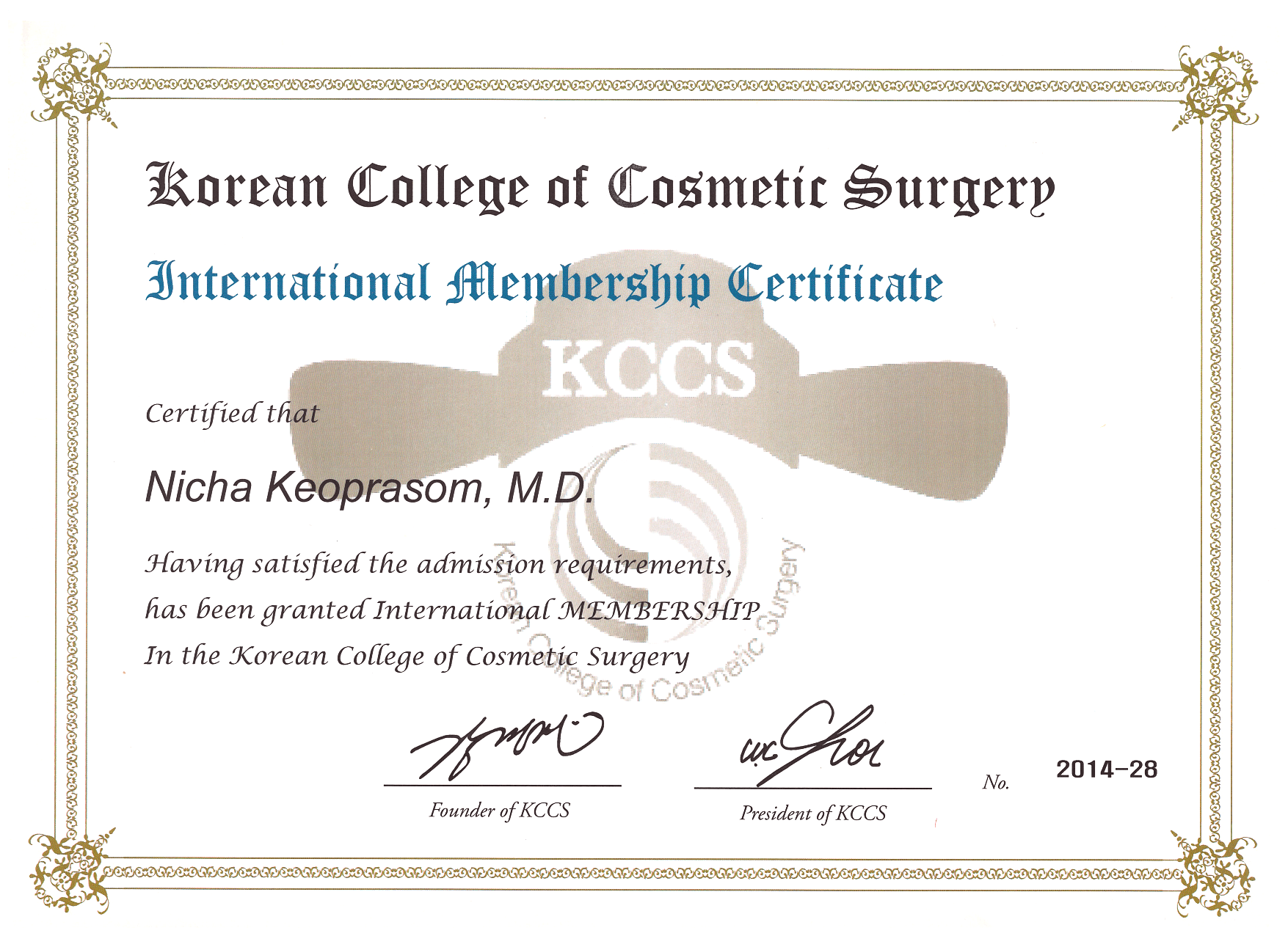 Doctor certificate 6