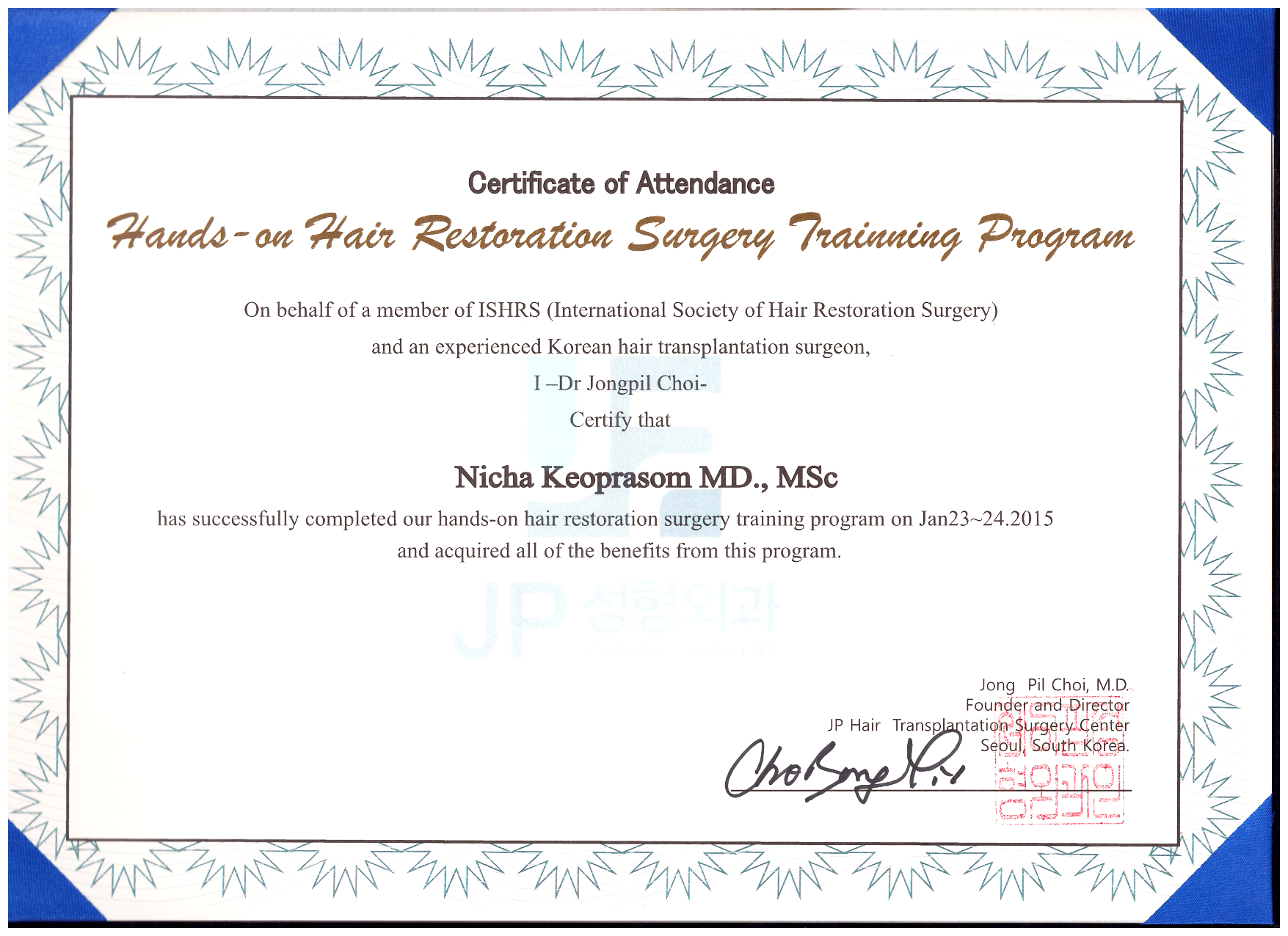 Doctor certificate 10