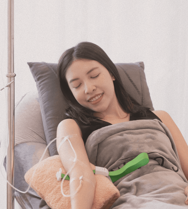 Infusion treatment steps