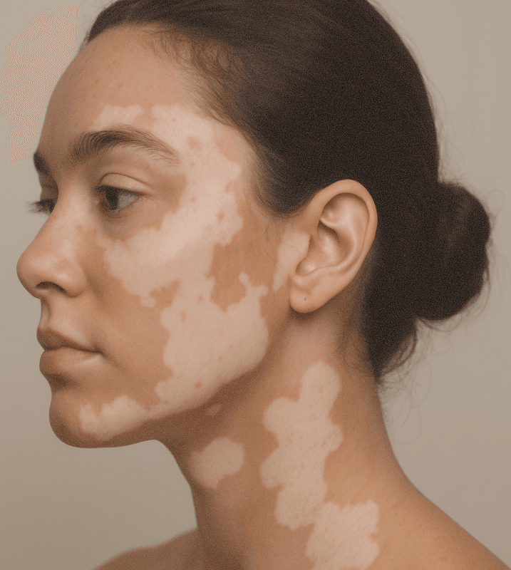 Vitiligo facial patches